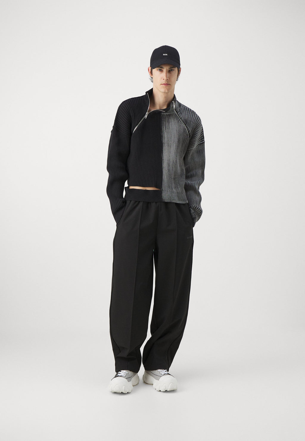 Han Kjøbenhavn DISTRESSED ZIP UNISEX