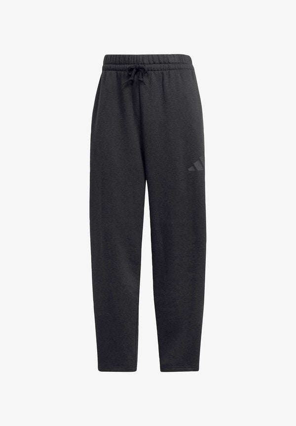 adidas Sportswear ESSENTIALS CONTEMPORARY FLEECE BARREL LOOSE - Tracksuit bottoms - black