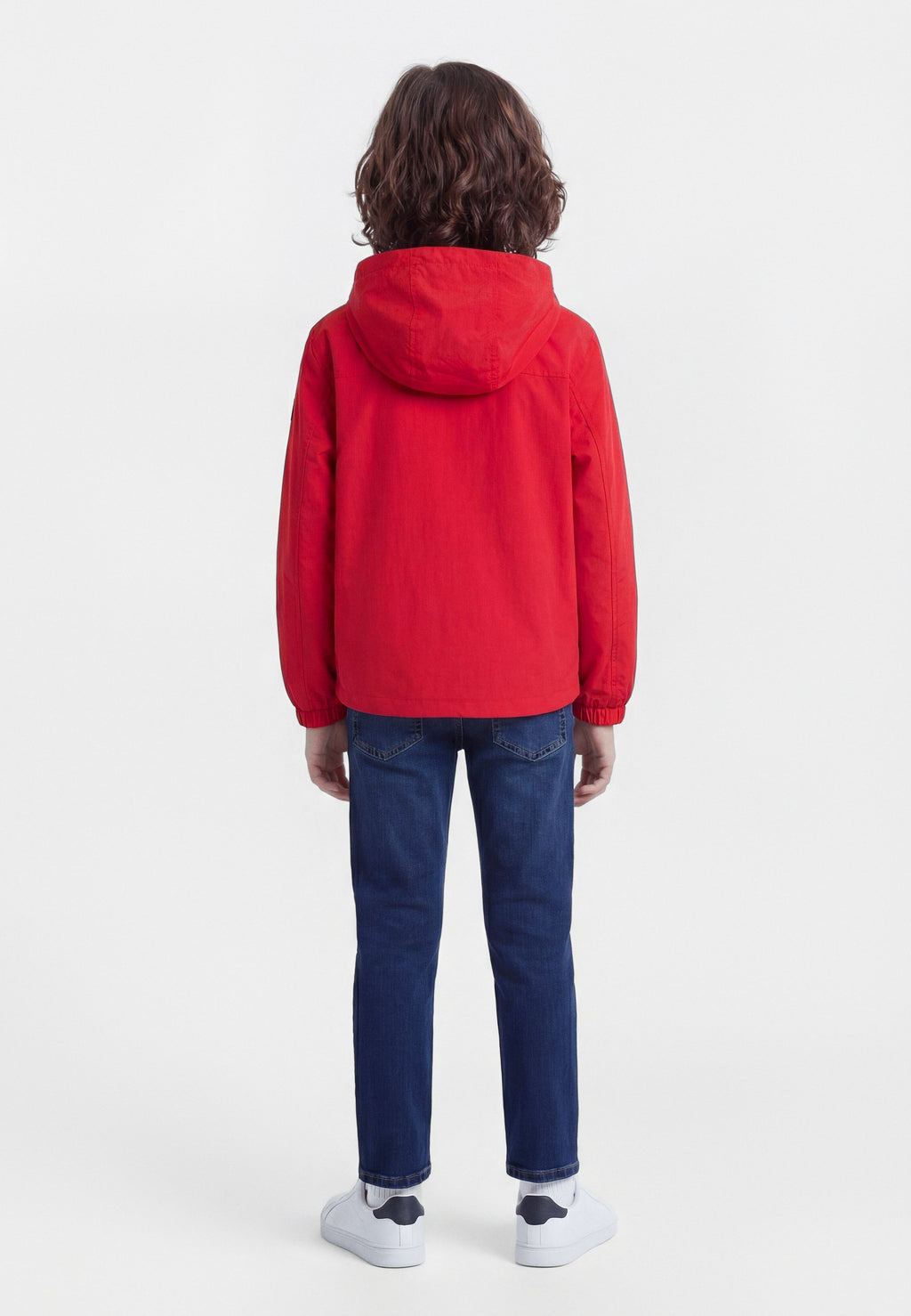 COLOUR-BLOCKED FLAG HOODED JACKET Media 3