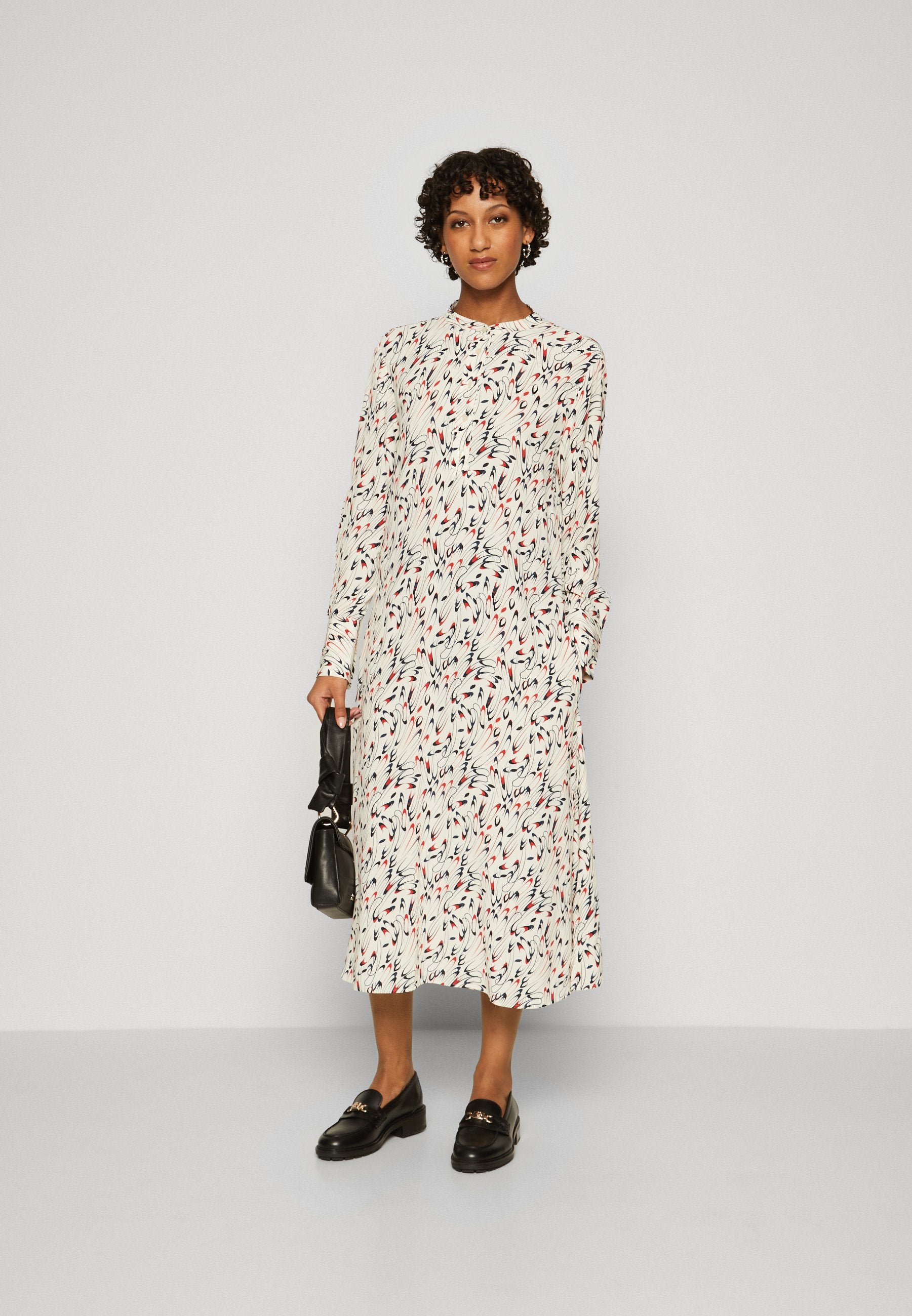 SMALL RIBBON MIDI POLO DRESS Media 2