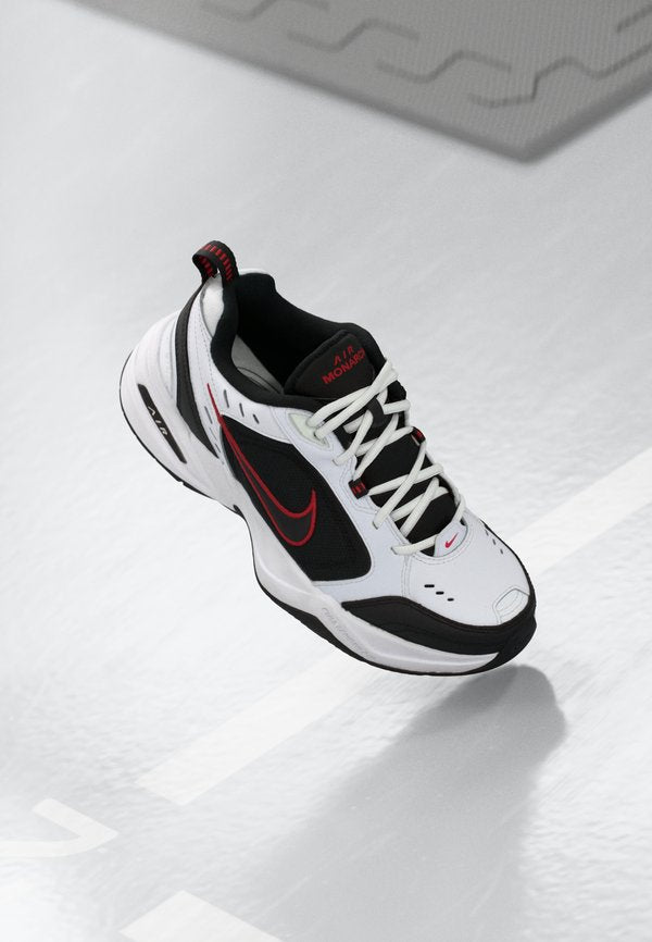 Nike Performance AIR MONARCH IV - Training shoe - white/black/varsity red