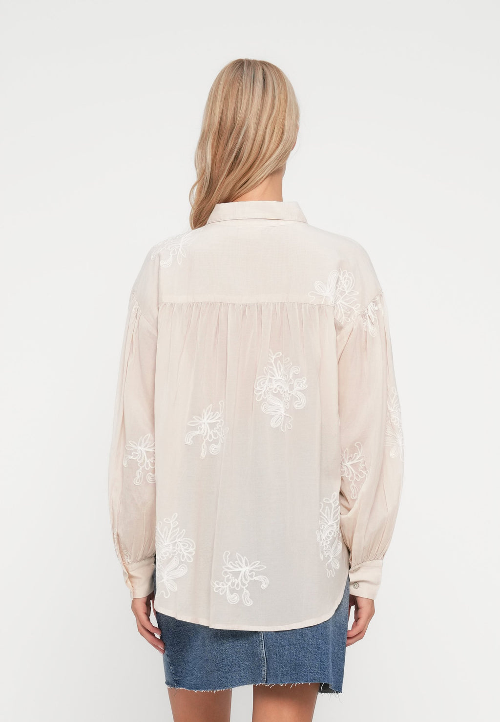 VILA VIFARIA EMBROIDERY SHIRT