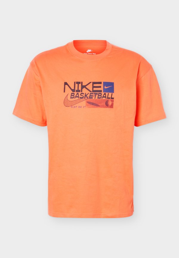 Nike Performance TEE LOOSE - Print T-shirt - turf orange