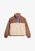 Superdry & Co SUPER SOFT MASH UP - Fleece jumper - nutmeg spice brown