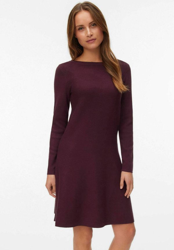 Vero Moda VMNANCY BOATNECK DRESS - Jumper dress - winetasting