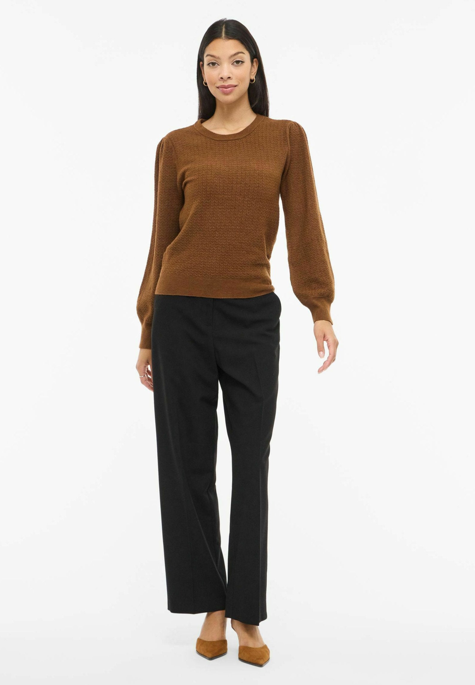 VILA Knitted VIMABLE Round neck