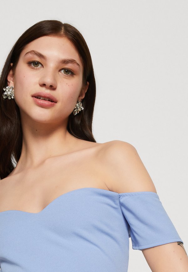 WAL G. RISH OFF SHOULDER MAXI