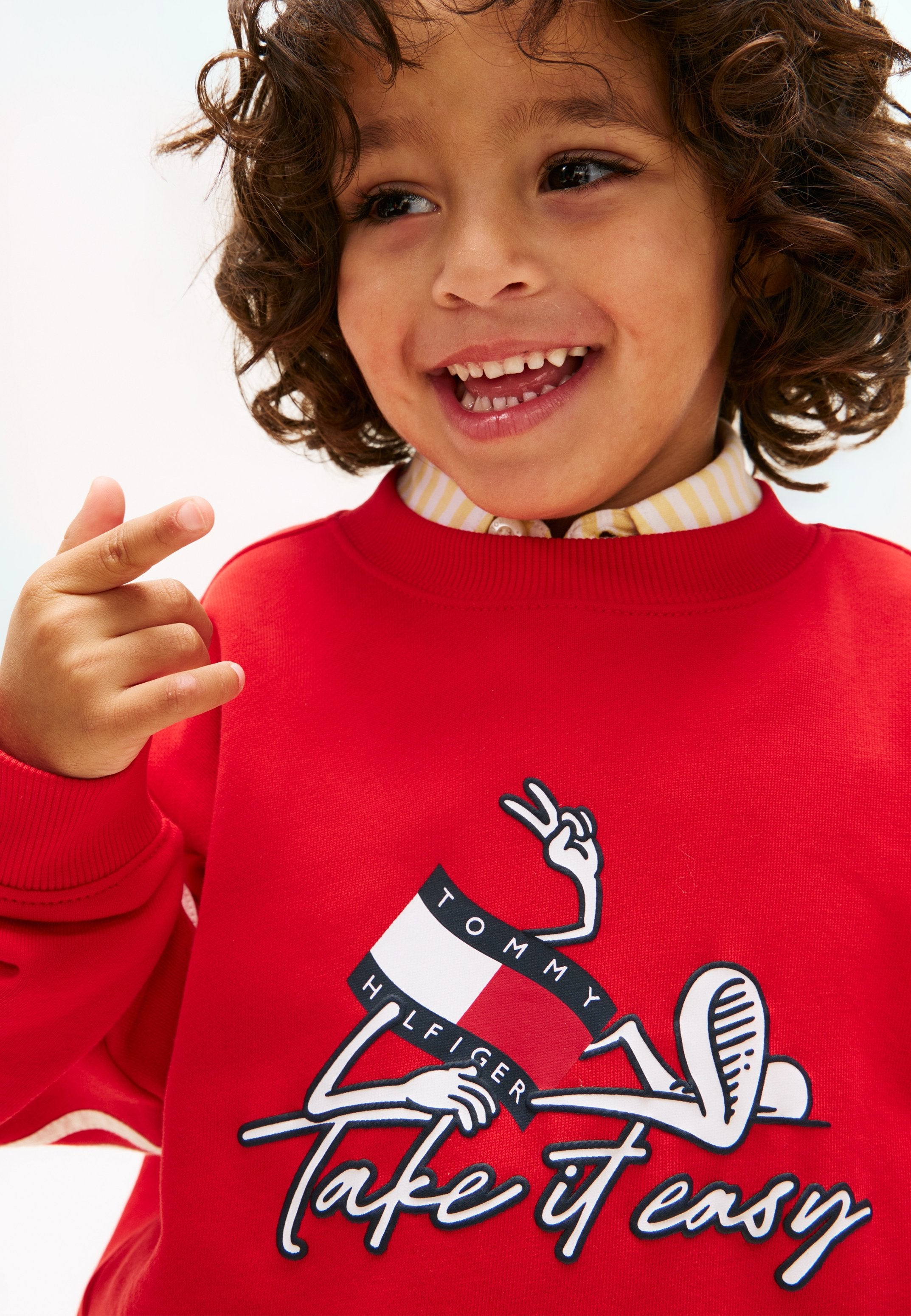 WAVY FLAG GRAPHIC TERRY SWEATSHIRT Media 5