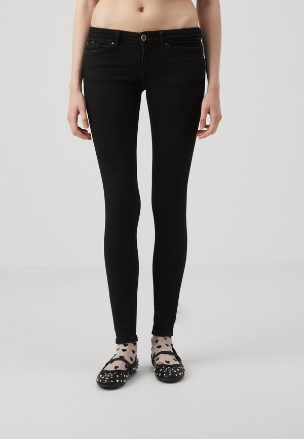 ONLY ONLCORAL LIFE POWER - Jeans Skinny Fit - black denim