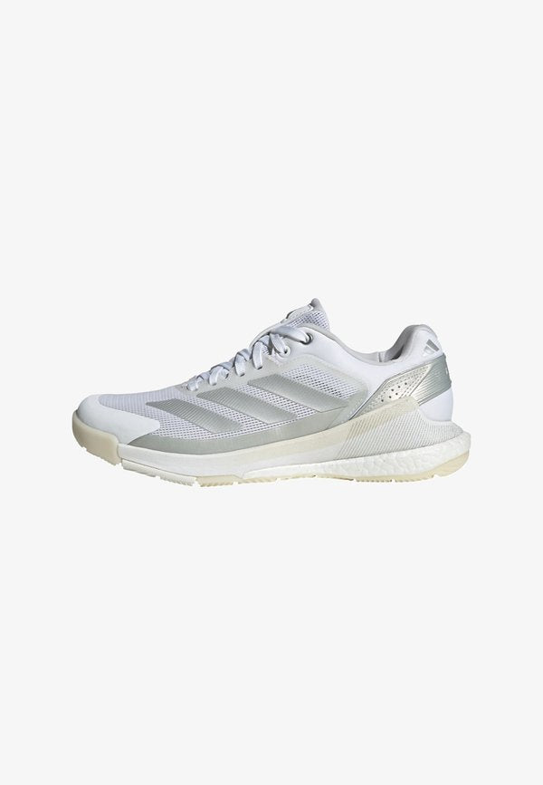 adidas Performance CRAZYQUICK BOOST - Padel shoes - cloud white   silver metallic metalic