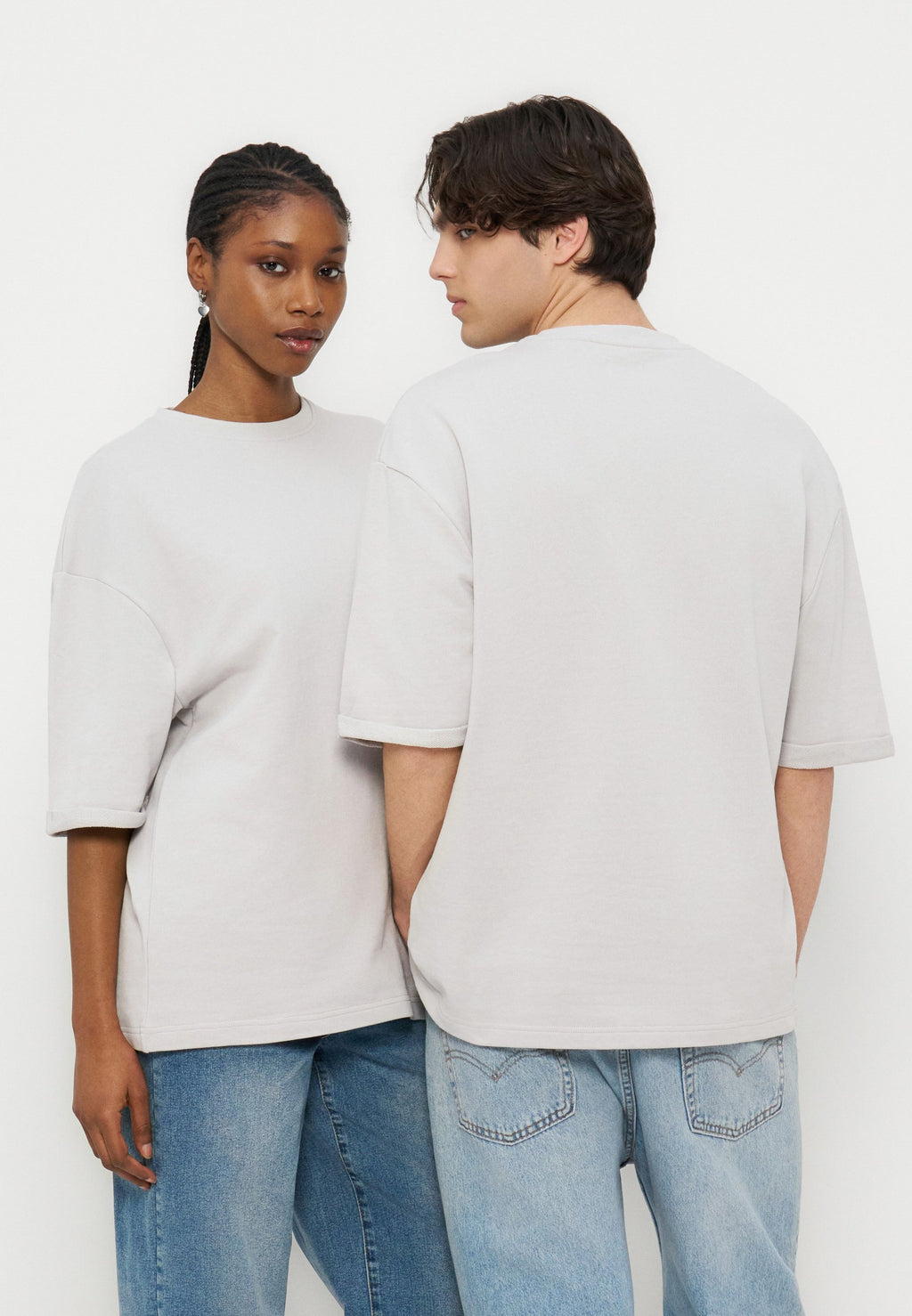 YOURTURN HEAVYWEIGHT OVERSIZED FIT TURN UP TERRY
