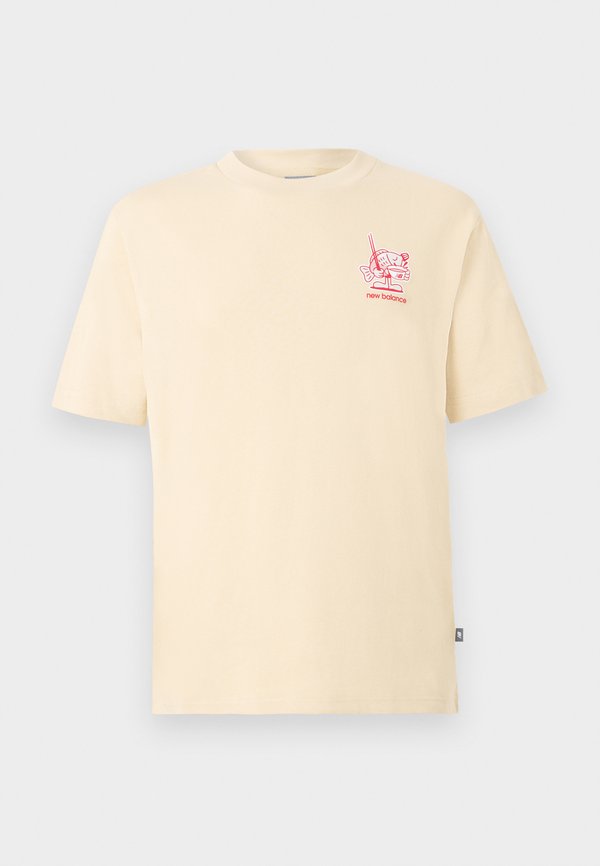 New Balance RAMEN UNISEX  - Print T-shirt - toasted sesame