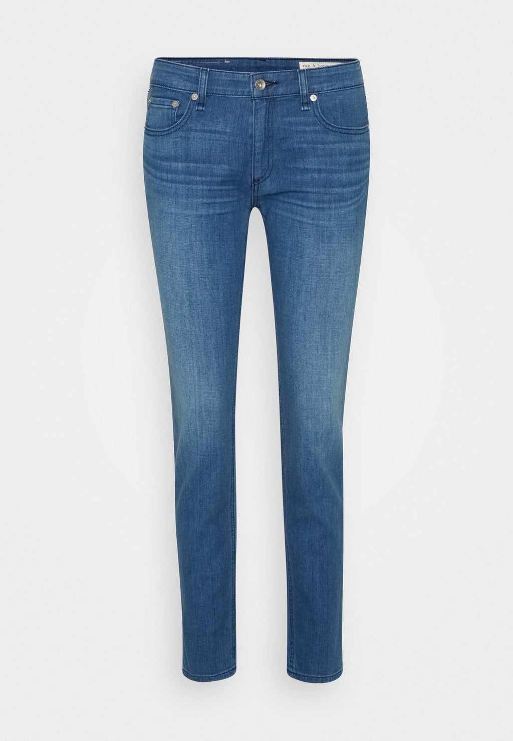 rag & bone DRE LOW-RISE SLIM BOYFRIEND WHITE LABEL