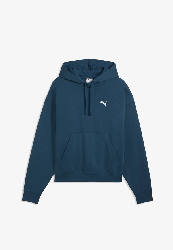 Puma ESSENTIALS OVERSIZED HOODIE - Hoodie - midnight petrol