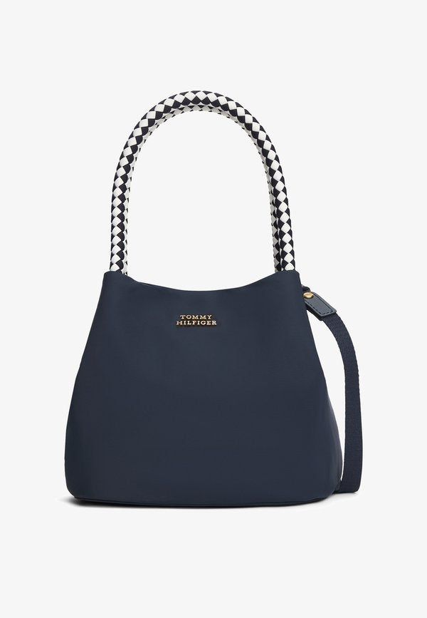 Tommy Hilfiger MARINA BUCKET - Handbag - space blue
