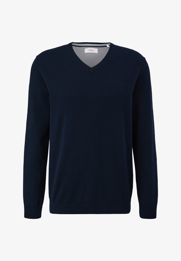 s.Oliver MIT LOGOSTICKERE - Jumper - navy