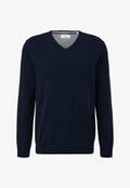 s.Oliver MIT LOGOSTICKERE - Jumper - navy