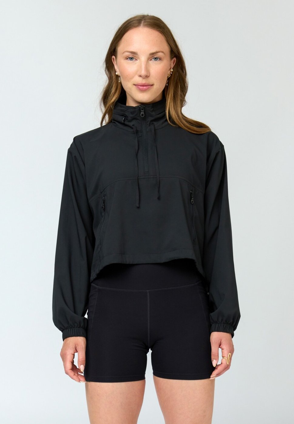Girlfriend Collective HUMMINGBIRD HALF ZIP