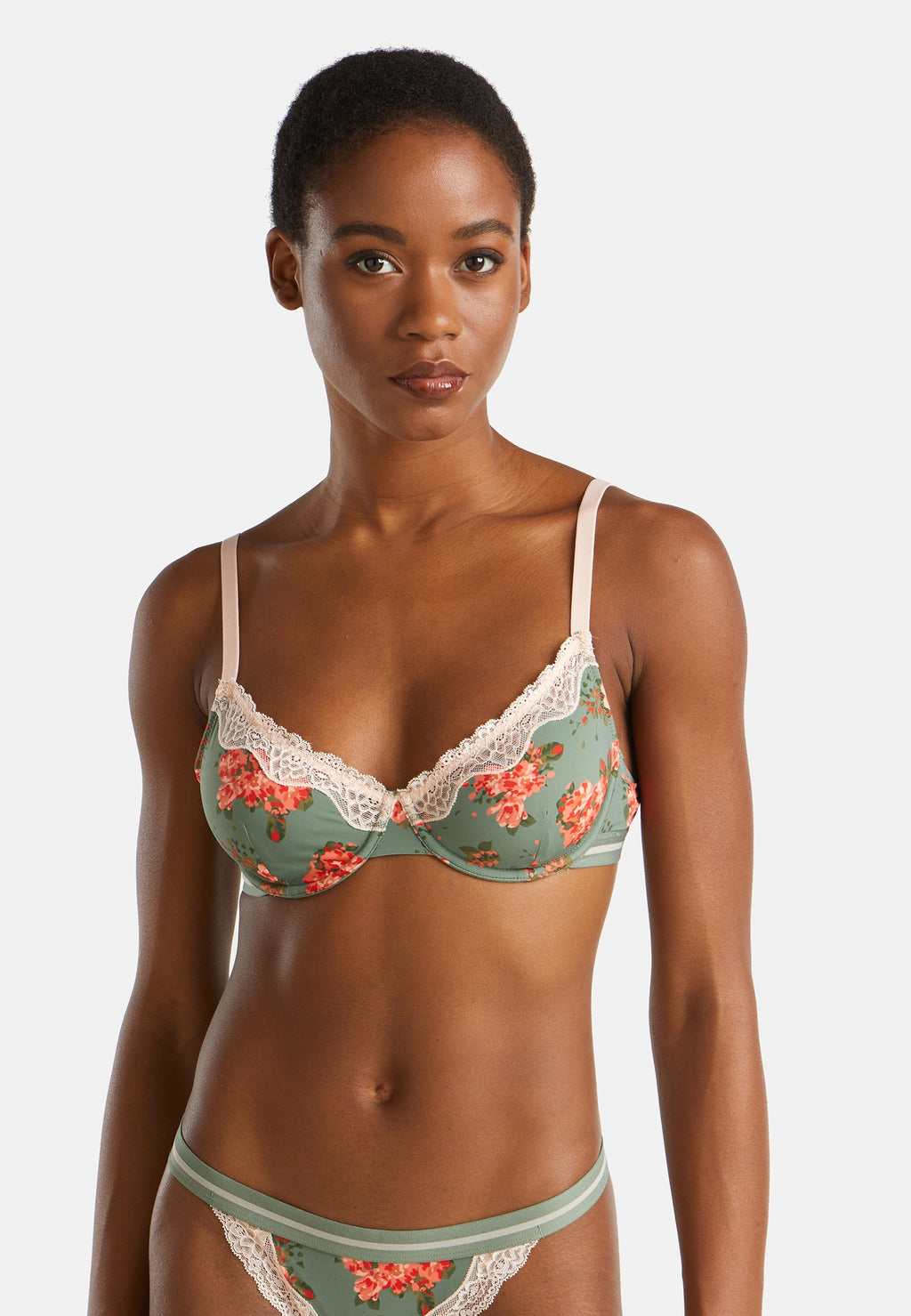 United Colors of Benetton CHARMEUSE WITH FLORAL PRINT