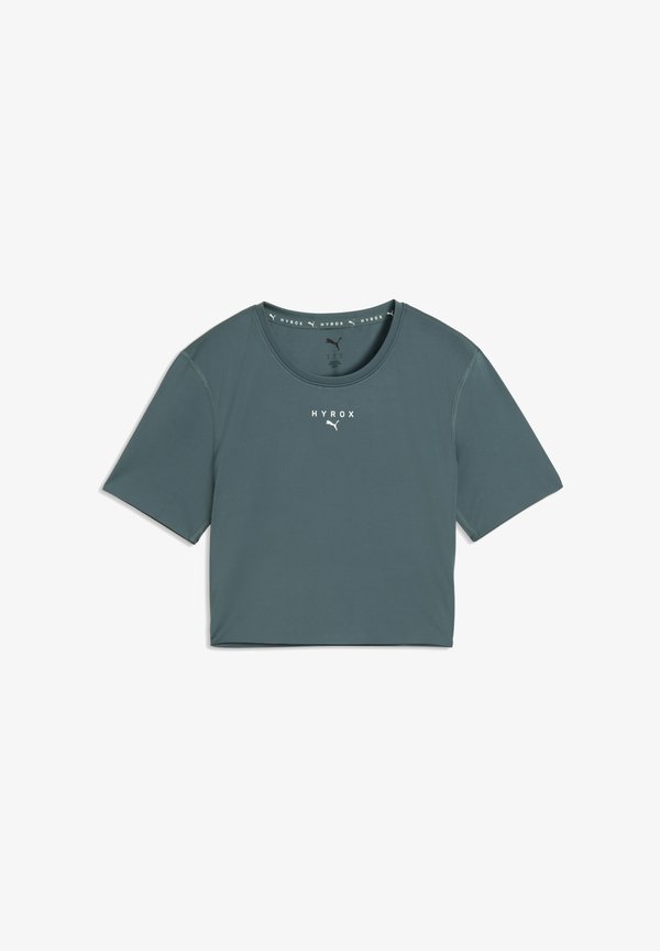 Puma W PUMA X HYROX PWRMODE CROP TEE - Sports T-shirt - herb garden