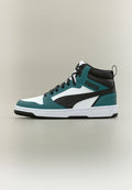 Puma REBOUND V6 UNISEX - High-top trainers - emerald ice/black/white