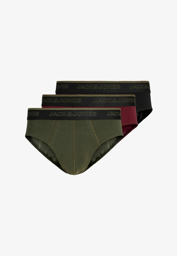 Jack & Jones BOXER BRIEFS 3-PACK BOXER BRIEFS - Briefs - windsor wine