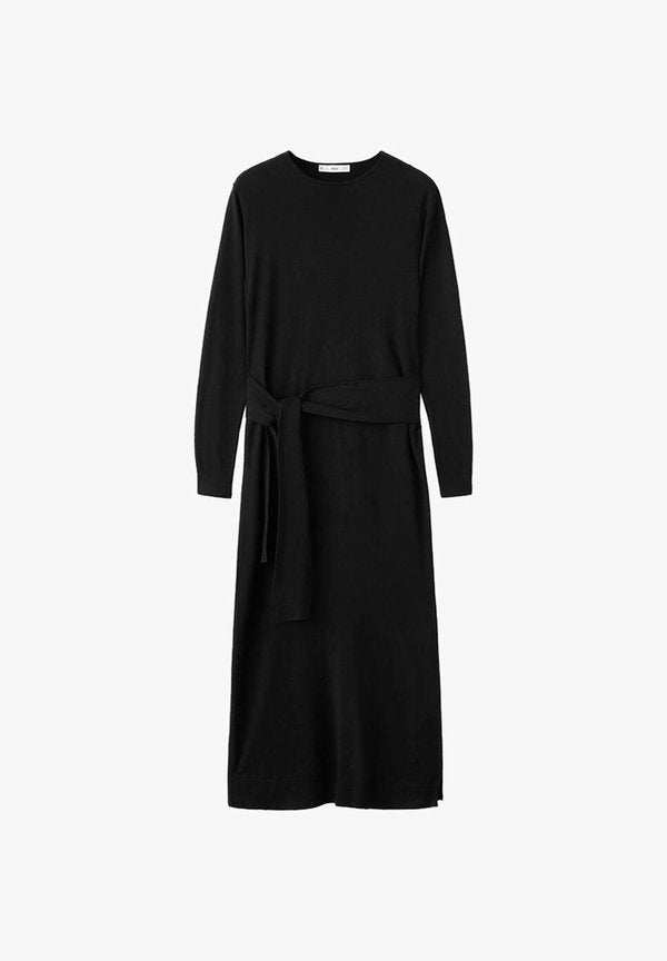 Mango Jumper dress - black
