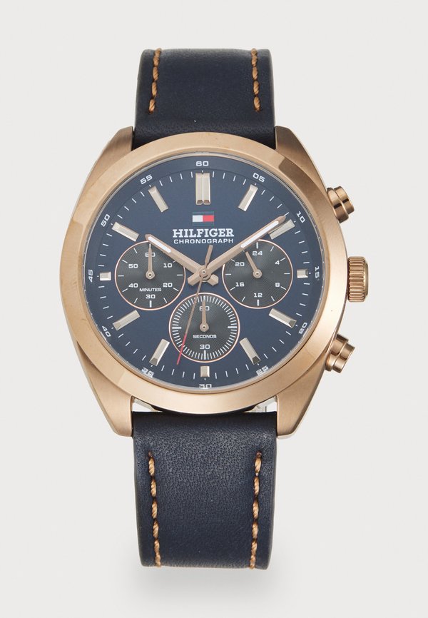 Tommy Hilfiger Watch - rosegold-coloured/ blue
