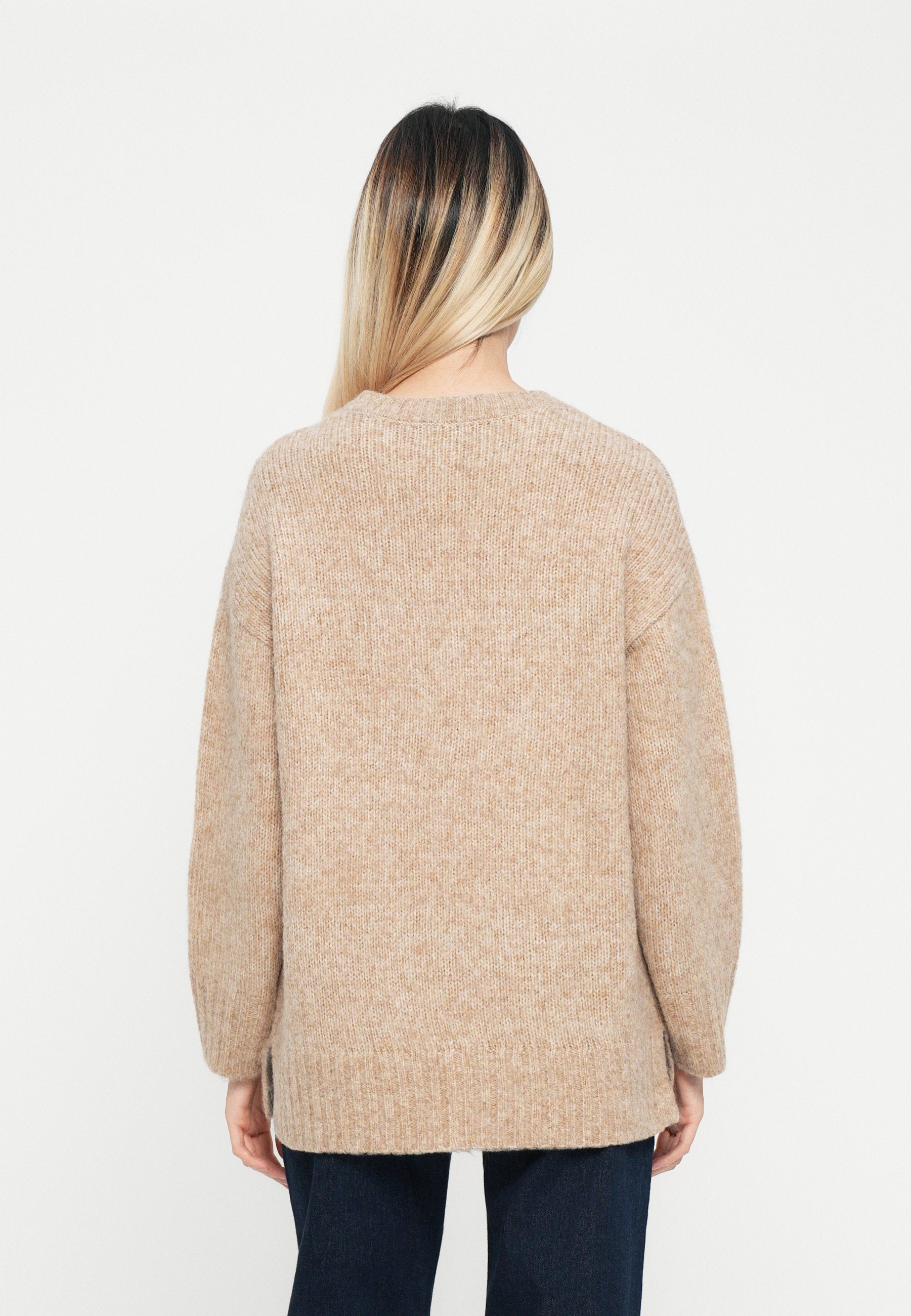 JDY JDYMALONE V NECK LONG PULLOVER