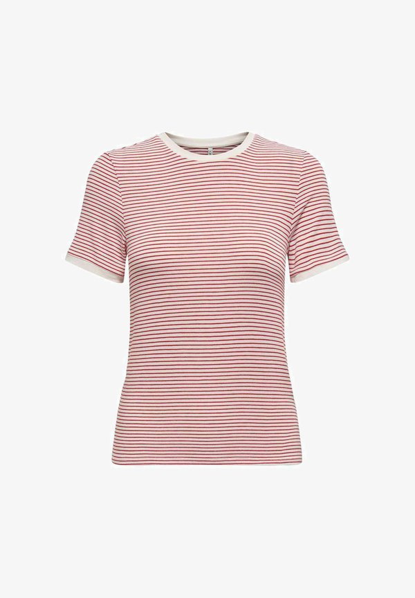 ONLY T-SHIRT - Print T-shirt - rouge