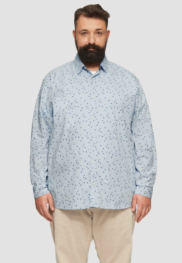 s.Oliver MIT KENTKRAGEN - Shirt - hellblau