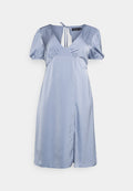 IN THE STYLE CURVE ITSXZLND V NECK MIDI WEDDING GUEST