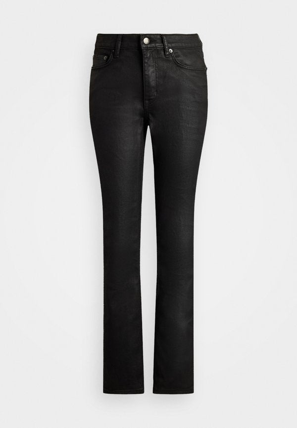 Lauren Ralph Lauren COATED HIGH-RISE STRAIGHT ANKLE JEAN
