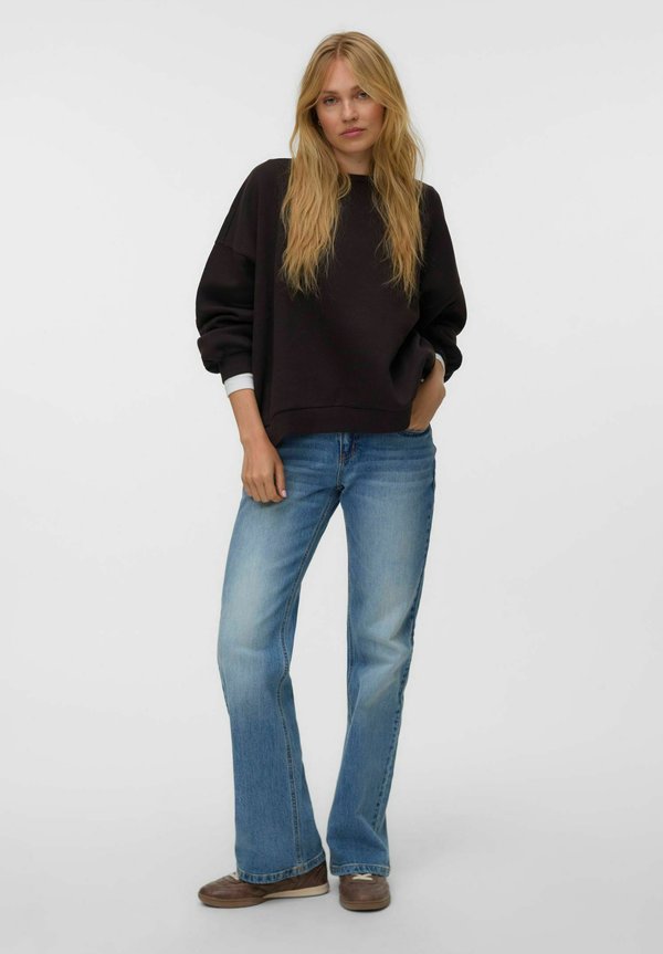 Vero Moda SWEATSHIRTS VMTEDDY SWEATSHIRT - Sweatshirt - chocolate torte