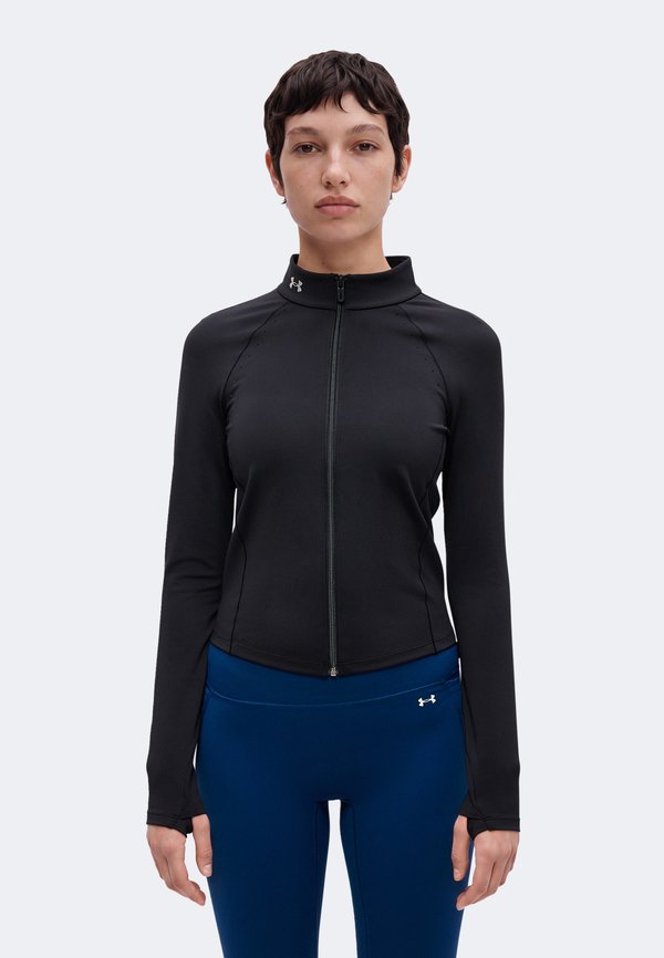 Under Armour VANISH ELITE FULL ZIP - Training jacket - ultimate black/metallic silver-coloured