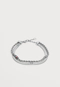 Tommy Hilfiger LAYERED - Bracelet - silver-coloured