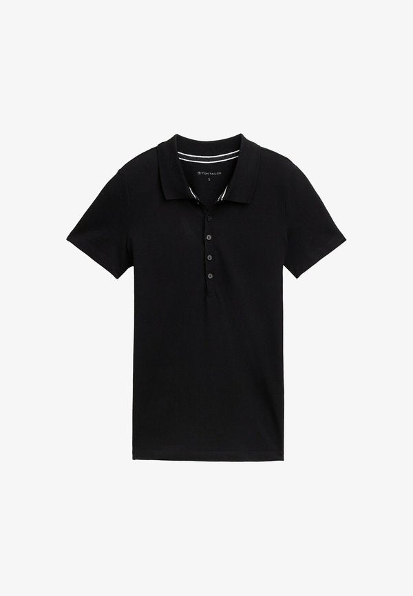 TOM TAILOR Polo shirt - deep black