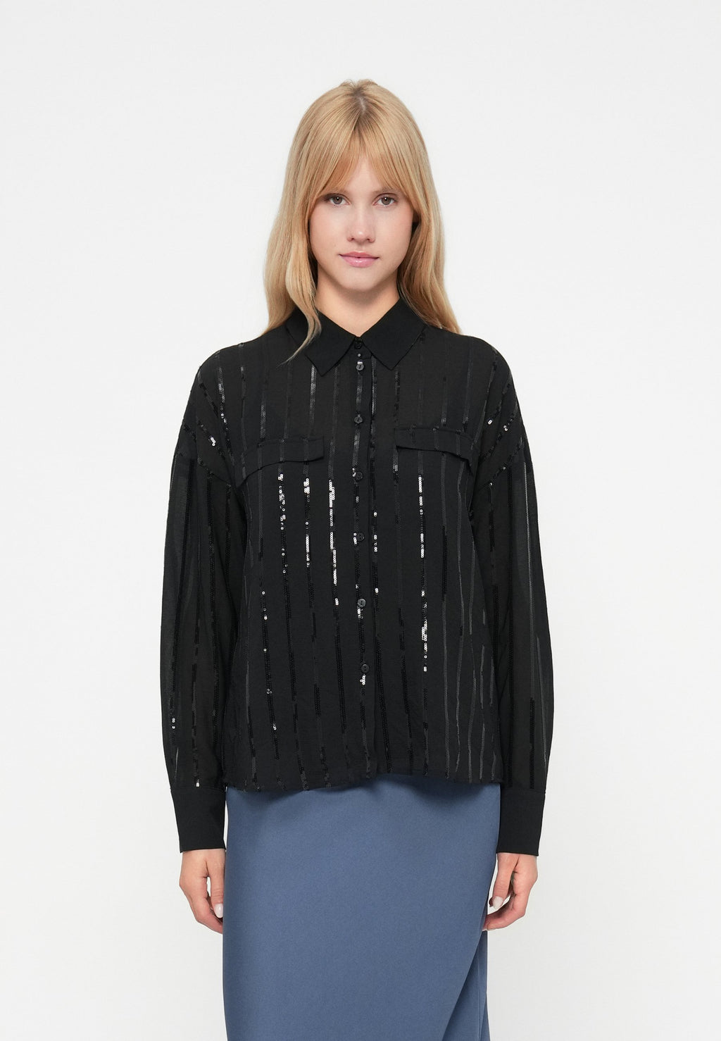 VILA VILOVANA STRIPE SHIRT