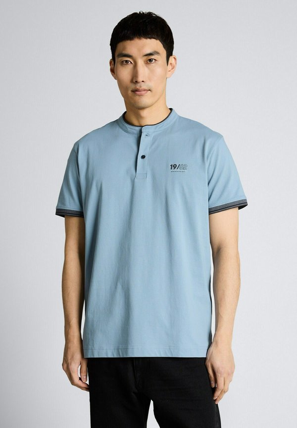 TOM TAILOR MIT STEHKRAGEN - Polo shirt - mountain spring blue