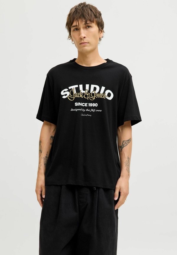 Jack & Jones Printed - Print T-shirt - black