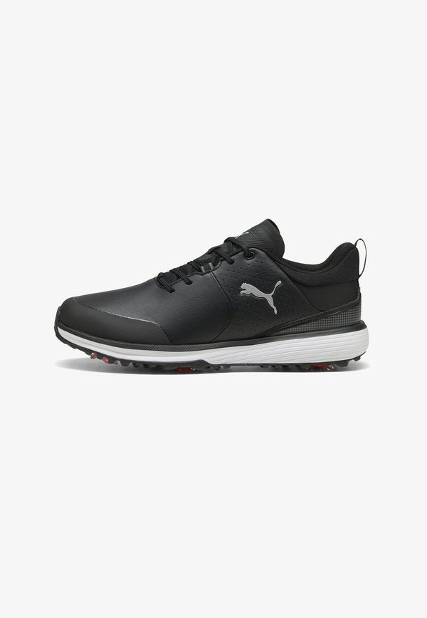 Puma FUSION GRIP ST GOLFSCHUHE - Golf shoes - black- silver
