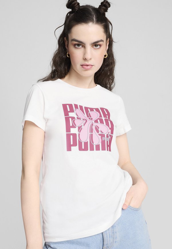 Puma GRAPHICS - Print T-shirt - white