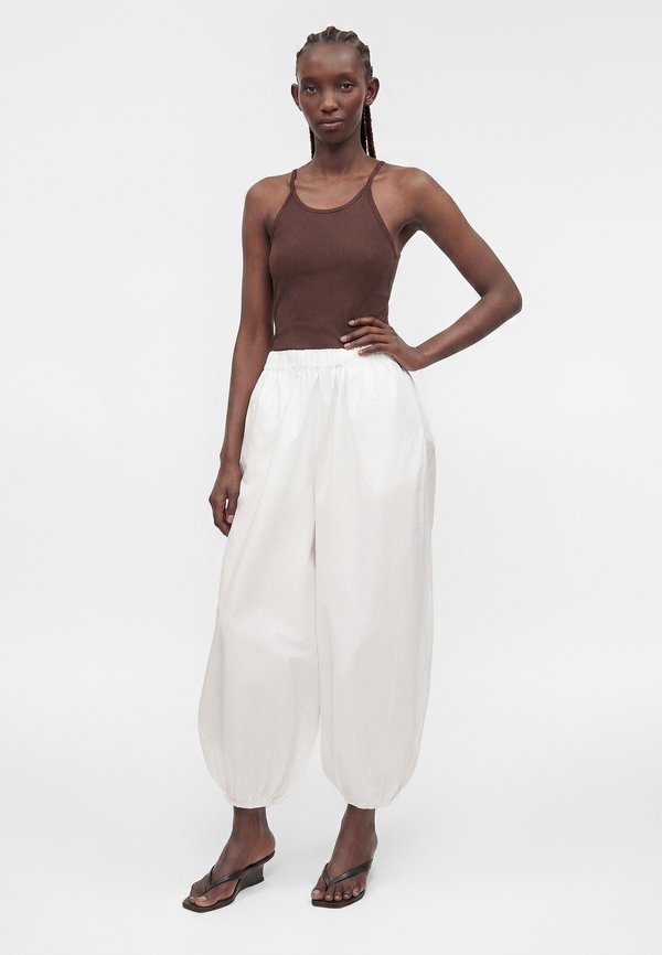 Gina Tricot MID WAIST BALLOON TROUSERS