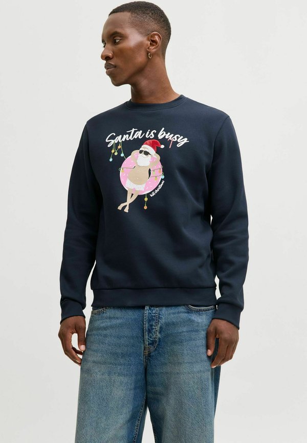 Jack & Jones Sweats X-mas Sweats - Sweatshirt - sky captain