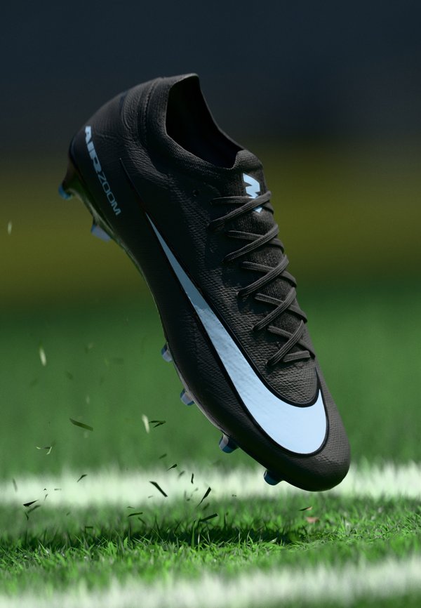 Nike Performance ZM VAPOR 16 PRO AG - Football boots artificial grass - black/ice blue