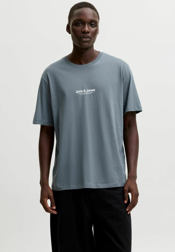 Jack & Jones JWHVESTERBRO TEE SS CREW NECK NOOS - Print T-shirt - stormy weather