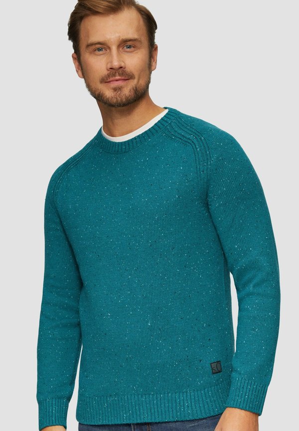 s.Oliver CREW NECK - Jumper - petrol