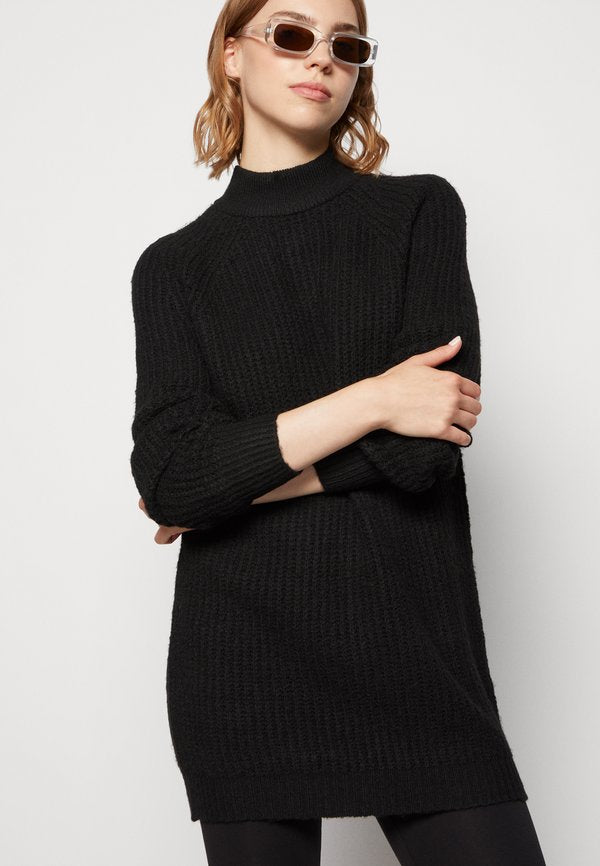 Even&Odd PERKIN AUSSCHNITT MINI RIPP STRICKKLEID