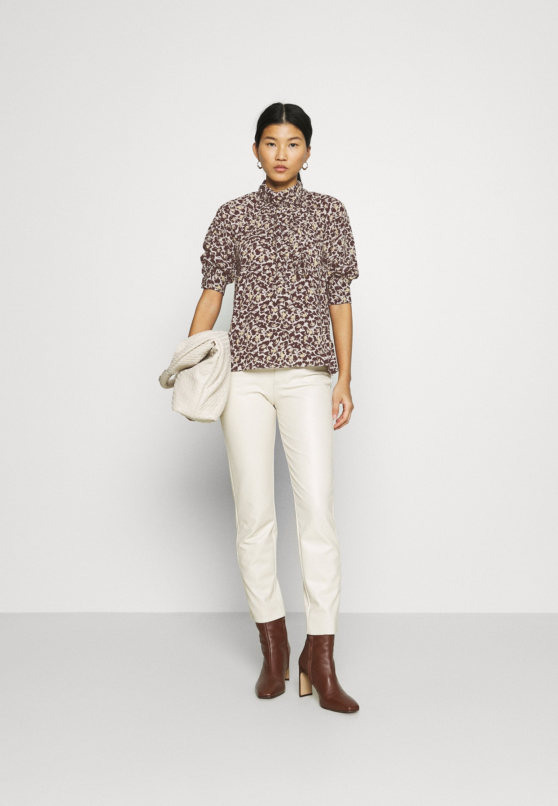 Who What Wear RAGLAN TURTLENECK BLOUSE