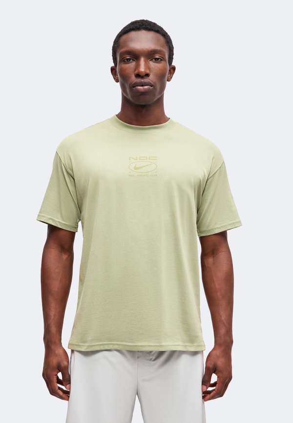 Nike Performance TEE - Print T-shirt - dusty olive